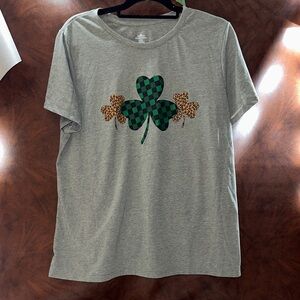 Gray Graphic Women's Top